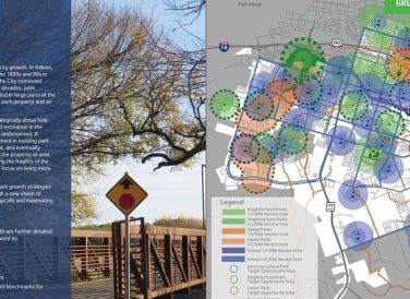 park growth map of Killeen Parks